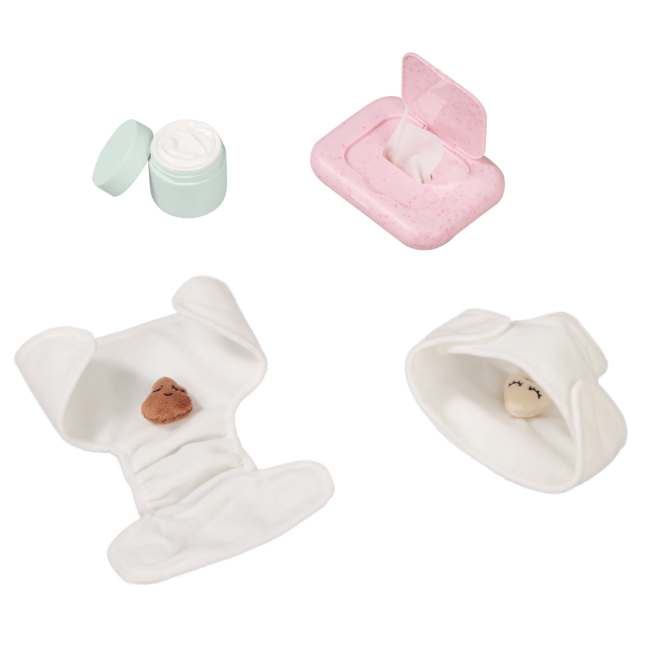 LullaBaby Doll Changing Table Set - Changing Accessories for Baby Dolls - LullaBaby UK