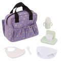 Baby Doll Nappy Bag in Purple - Changing Accessories for Baby Doll - LullaBaby
