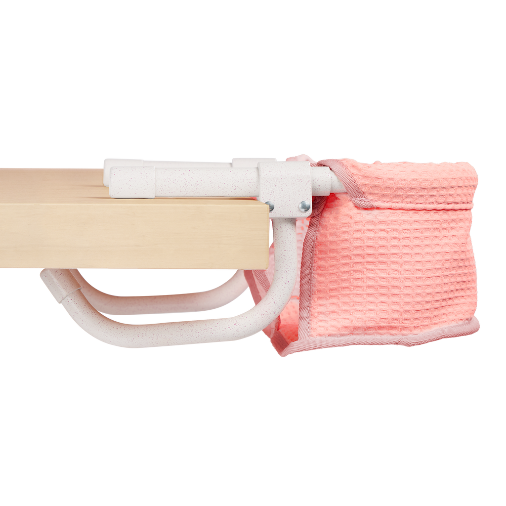Clip On Table Seat and Feeding Set - Pink Clip On Seat for 36cm Baby Dolls - Feeding Accessories - LullaBaby UK