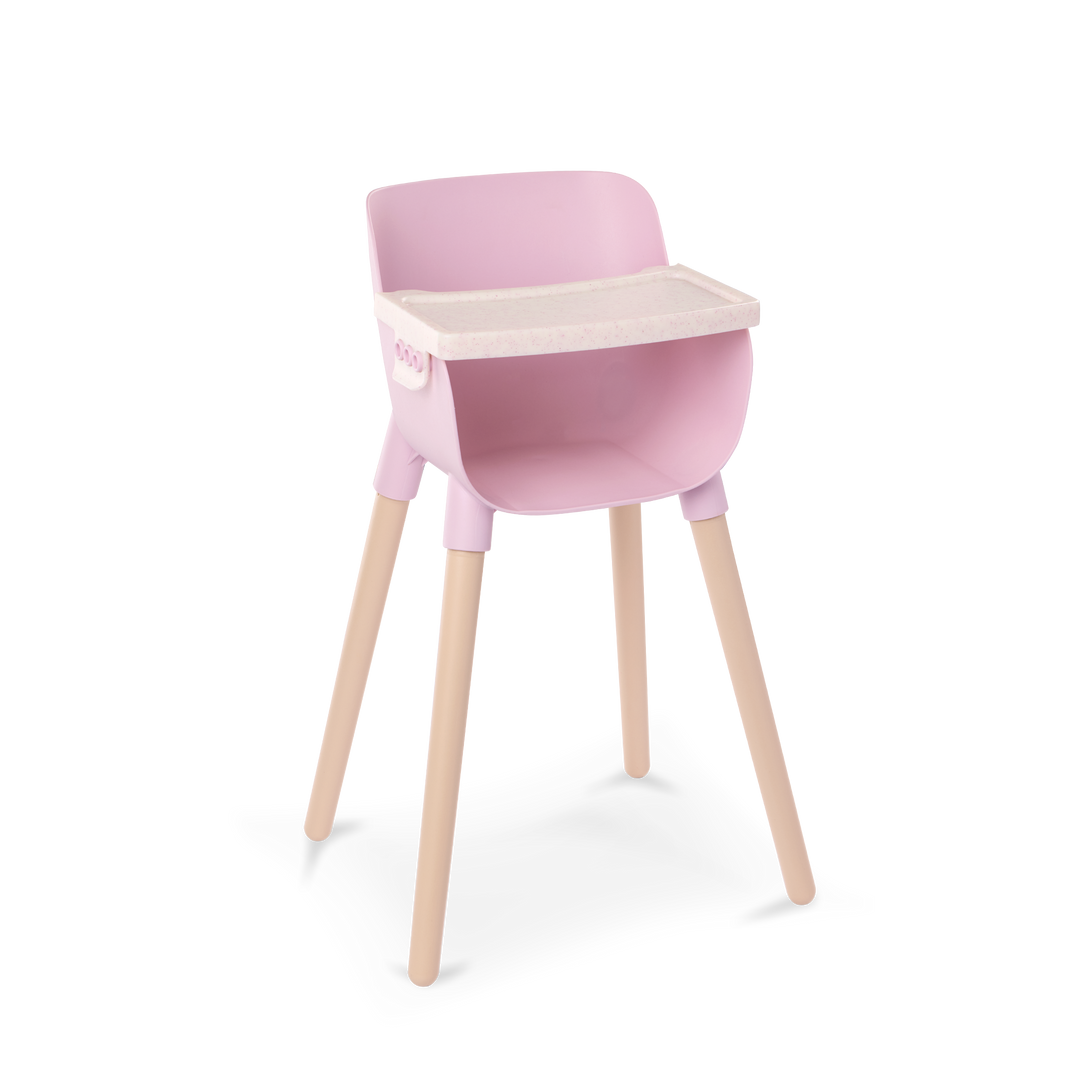 Pink High Chair - High Chair for 36cm Baby Dolls - Baby Doll Accessories - LullaBaby