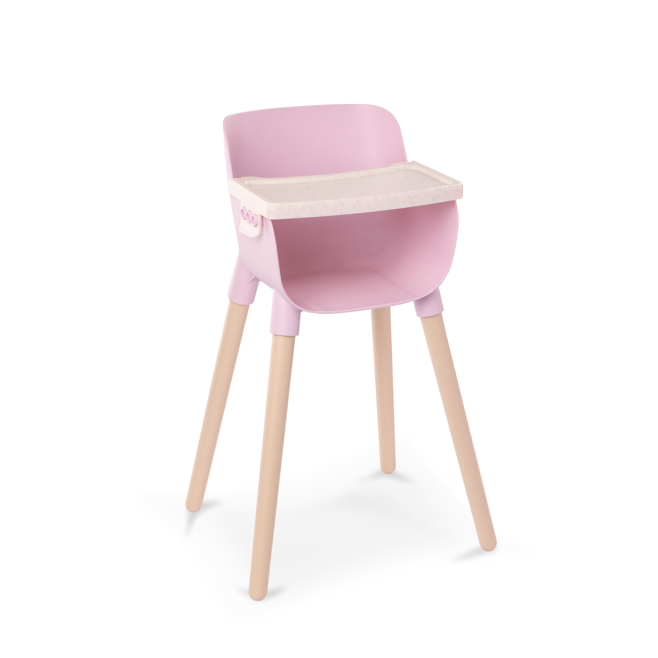 Baby Doll High Chair in Pink - Accessory for 36cm Baby Dolls - LullaBaby UK