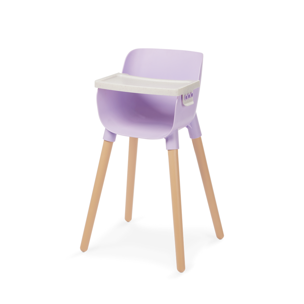 LullaBaby Doll Nursery Set - White & Lilac Coloured Nursery - Playpen, Jogger Pram & Highchair - Baby Doll Accessories - LullaBaby UK