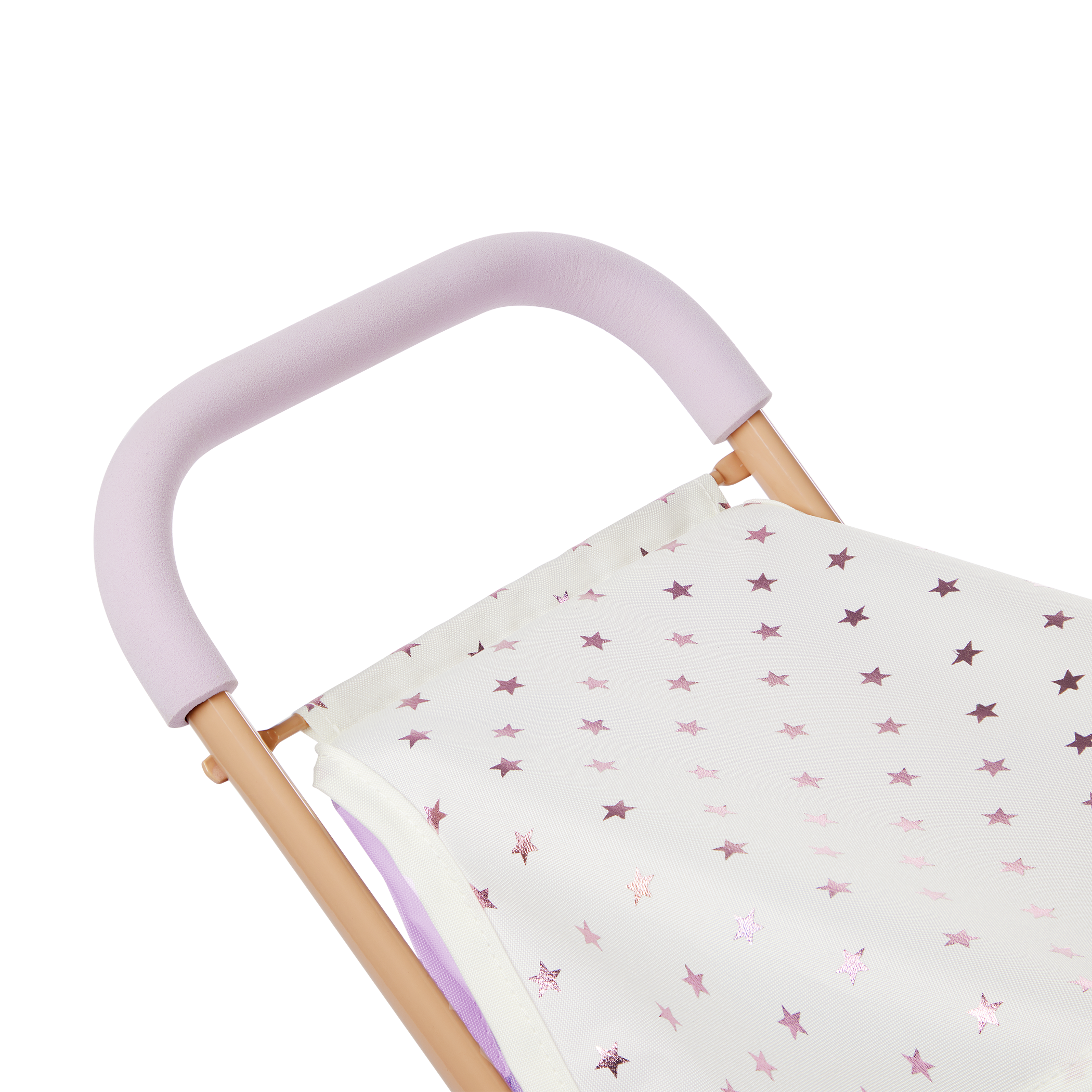 LullaBaby Doll Nursery Set - White & Lilac Coloured Nursery - Playpen, Jogger Pram & Highchair - Baby Doll Accessories - LullaBaby UK