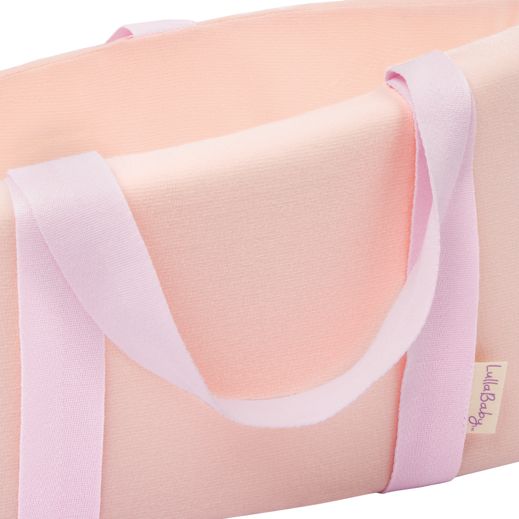 LullaBaby Doll & Soft Bassinet Carrier - Pink Carrier for 36cm Baby Doll - Baby Doll & Accessory - Gifts for Kids Ages 2 Years +- LullaBaby UK
