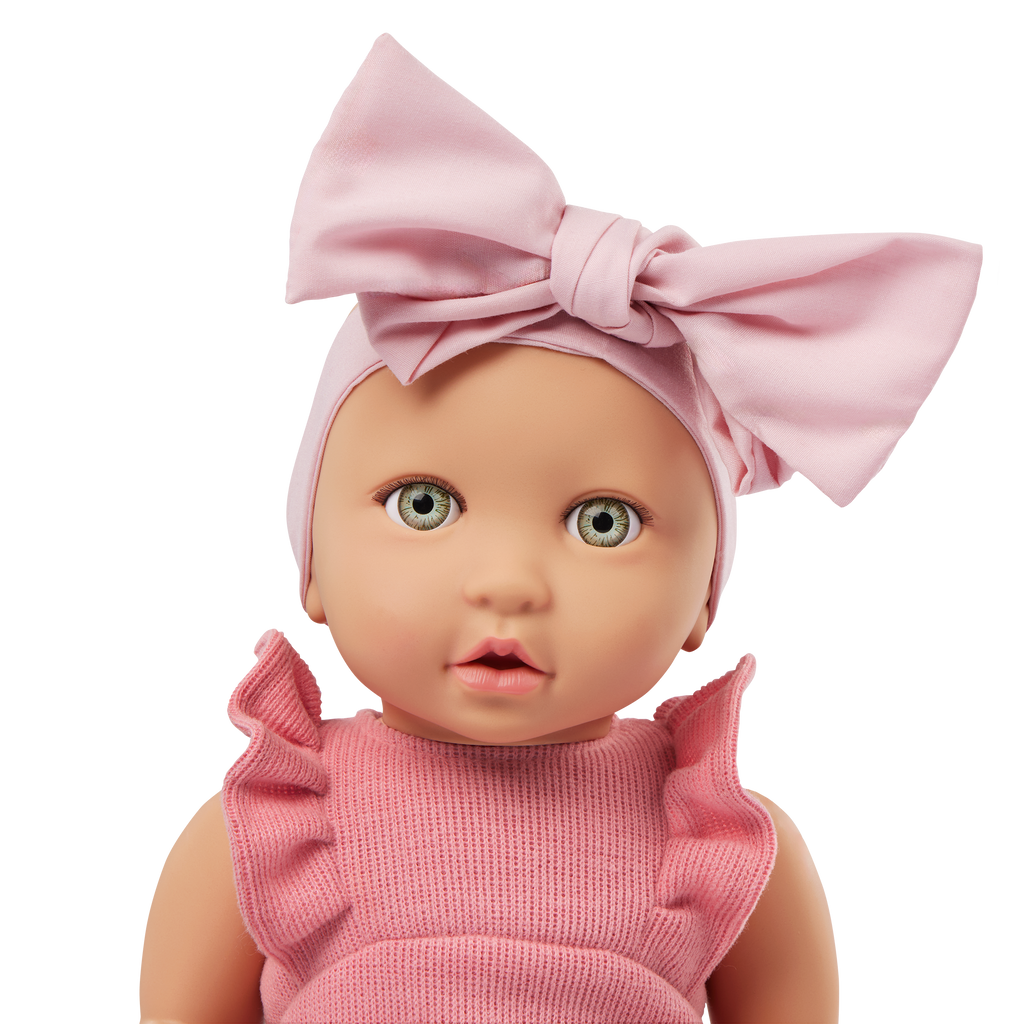 LullaBaby Doll & Soft Bassinet Carrier - Pink Carrier for 36cm Baby Doll - Baby Doll & Accessory - Gifts for Kids Ages 2 Years +- LullaBaby UK