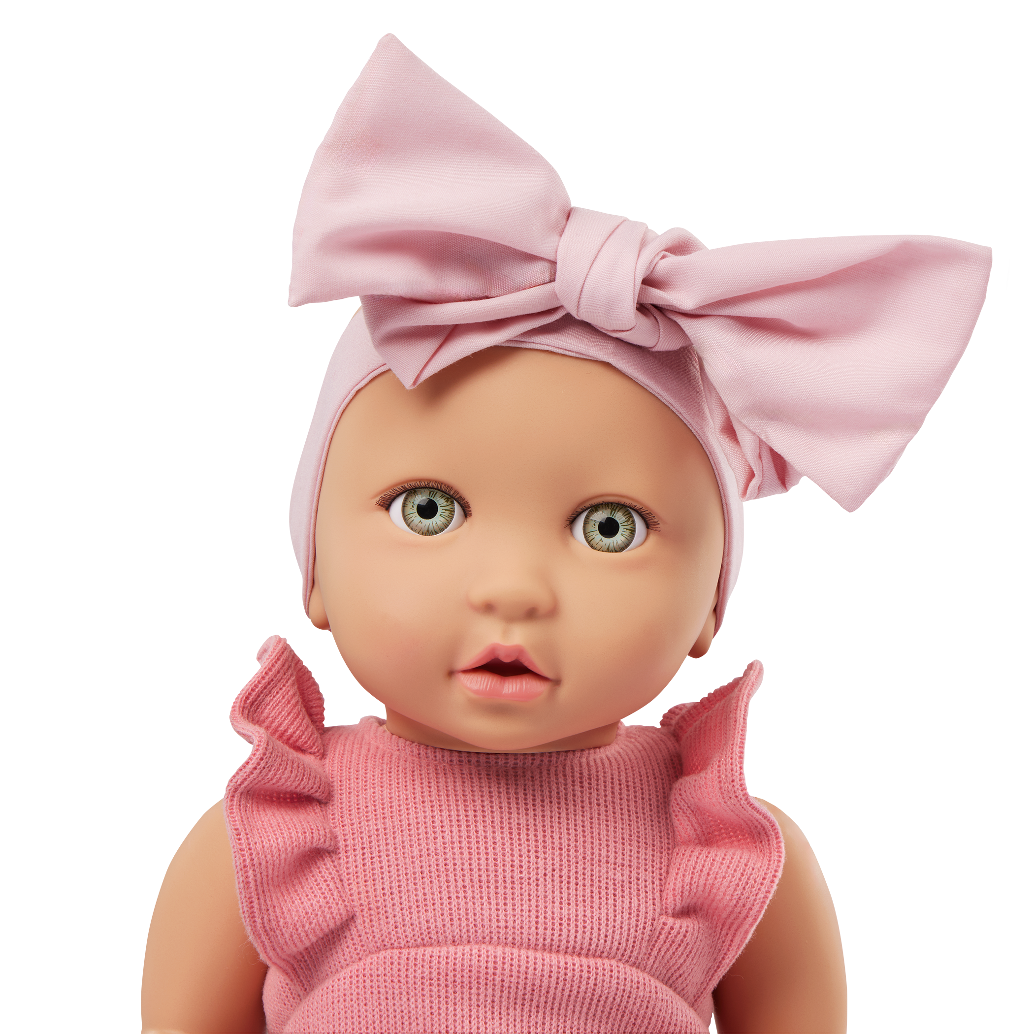 LullaBaby Doll & Soft Bassinet Carrier - Pink Carrier for 36cm Baby Doll - Baby Doll & Accessory - Gifts for Kids Ages 2 Years +- LullaBaby UK