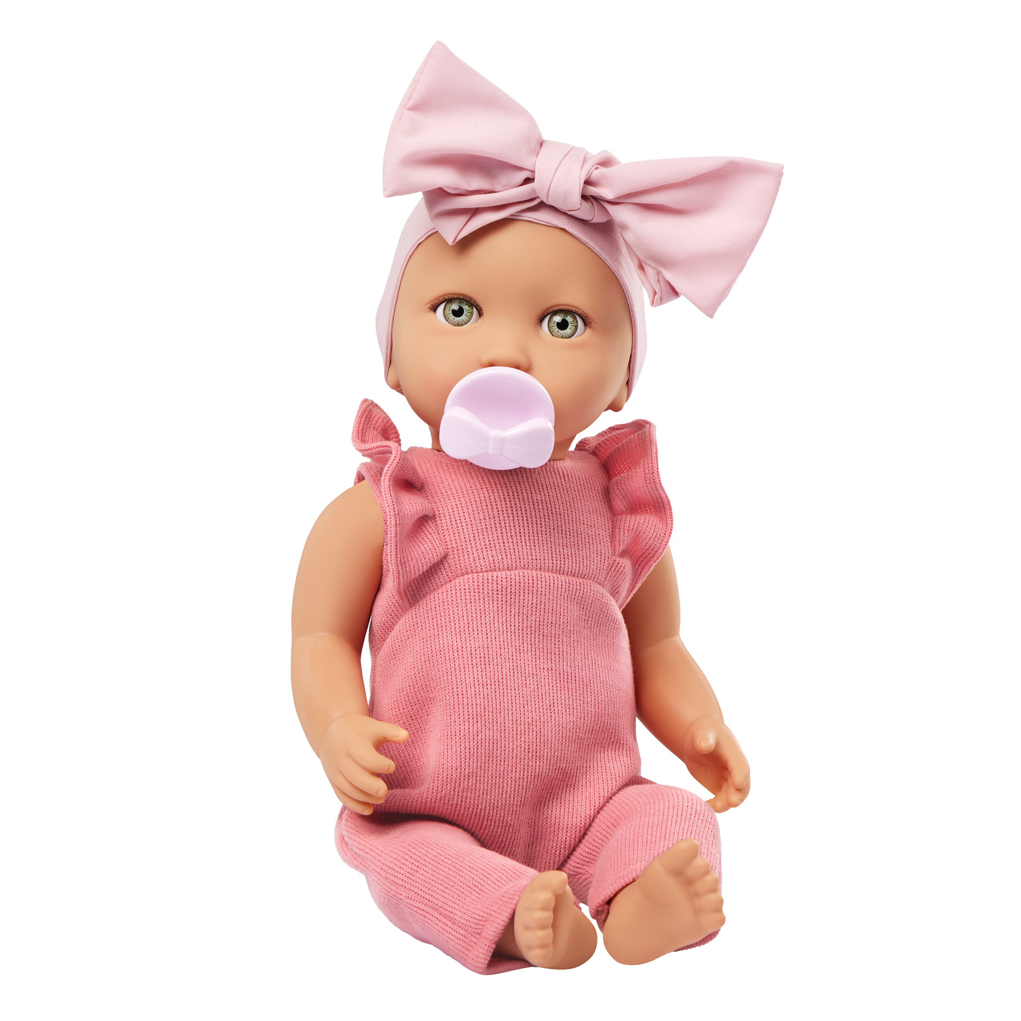 LullaBaby Doll & Soft Bassinet Carrier - Pink Carrier for 36cm Baby Doll - Baby Doll & Accessory - Gifts for Kids Ages 2 Years +- LullaBaby UK