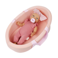 LullaBaby Doll & Soft Bassinet Carrier - Pink Carrier for 36cm Baby Doll - Baby Doll & Accessory - Gifts for Kids Ages 2 Years +- LullaBaby UK