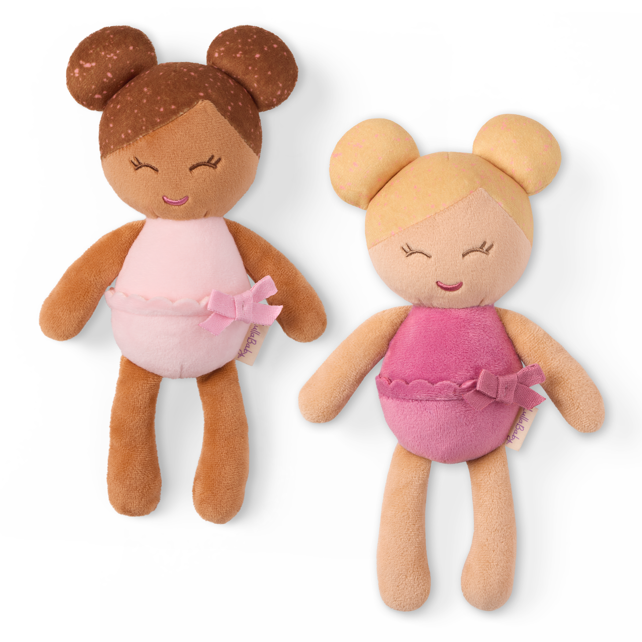 Plush Baby Bath Dolls - Mini Bath Dolls for Kids - Bath Toys - Toys for Toddlers - LullaBaby Dolls